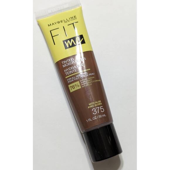 2 Pack Maybelline Fit Me Tinted Moisturizer Natural Coverage with Aloe, #375 - Picture 4 of 5